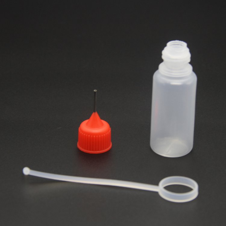 10ml针孔油注瓶半透明油瓶PE加油瓶针式针管软瓶(图2)